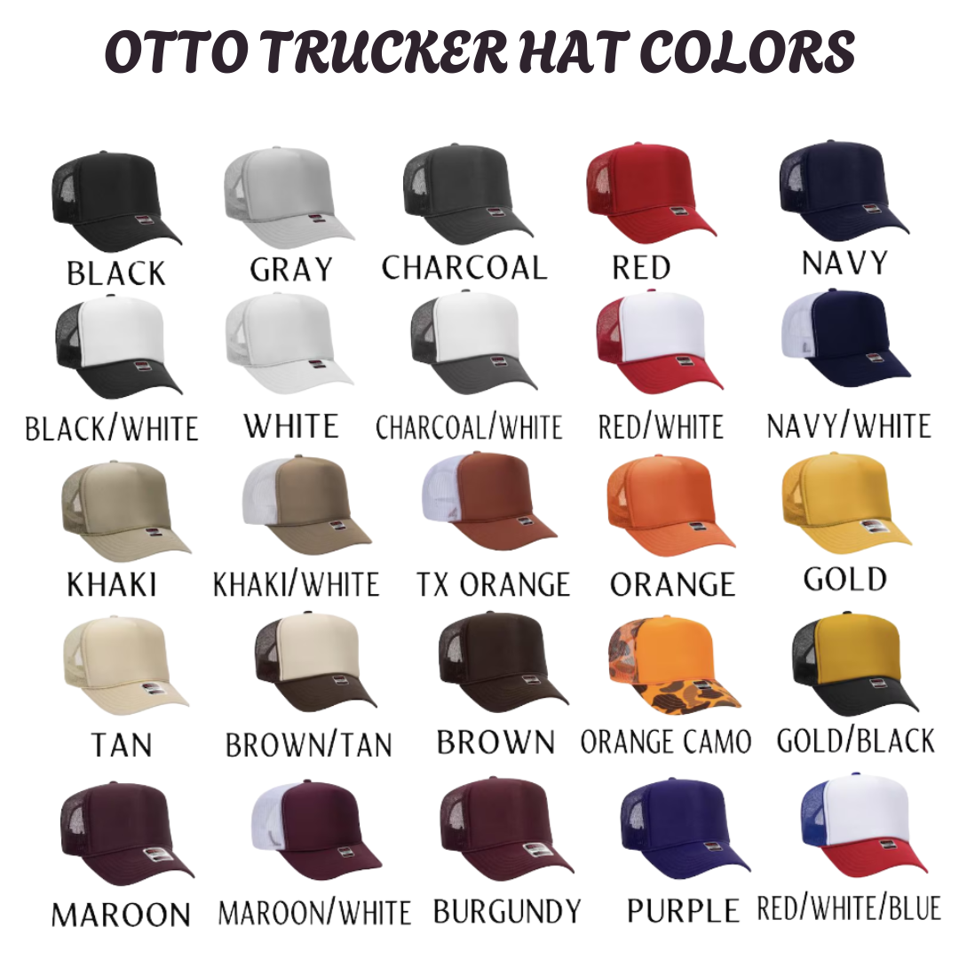 Custom trucker Otto Hats