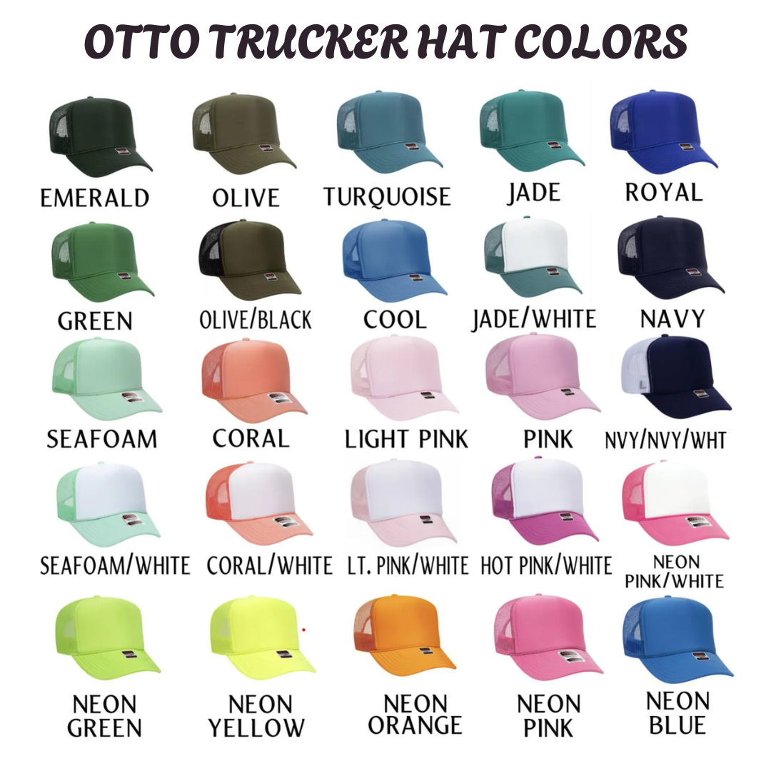 Custom trucker Otto Hats